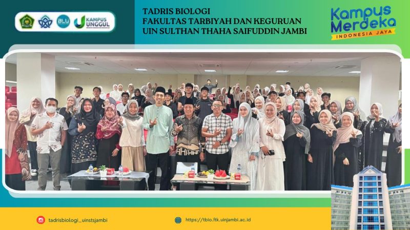 Tadris Biologi FTK UIN STS Jambi Peringati Maulid Nabi 1448 H, Tanamkan Keteladanan Rasulullah dan Perkuat Karakter Calon Pendidik